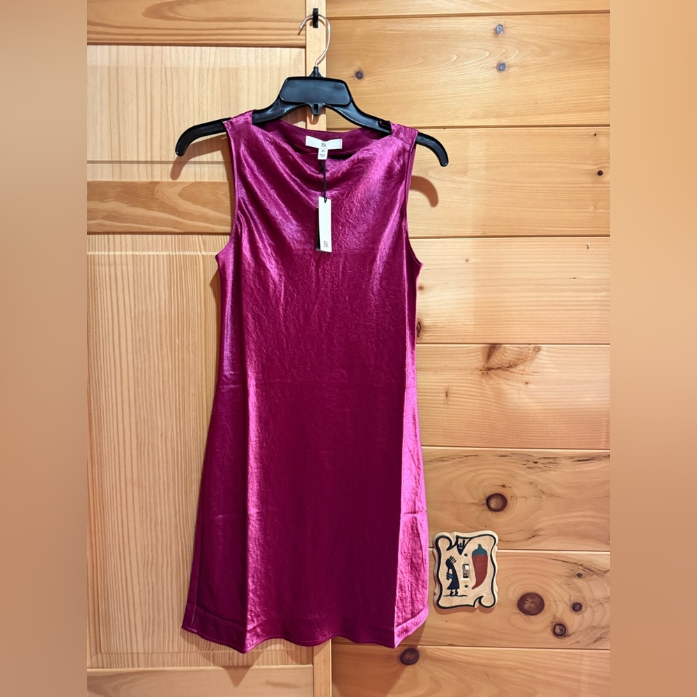 Banana Republic Sleeveless Magenta Dress